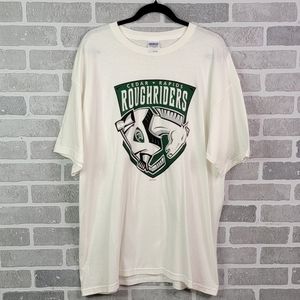 Cedar Rapids Roughriders Hockey Vintage Y2K Short Sleeve Cotton T-Shirt XL